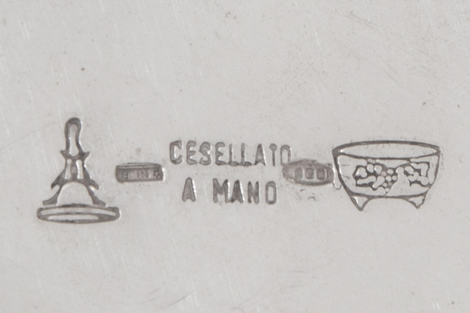 An Italian Silver Centerpiece Bowl
