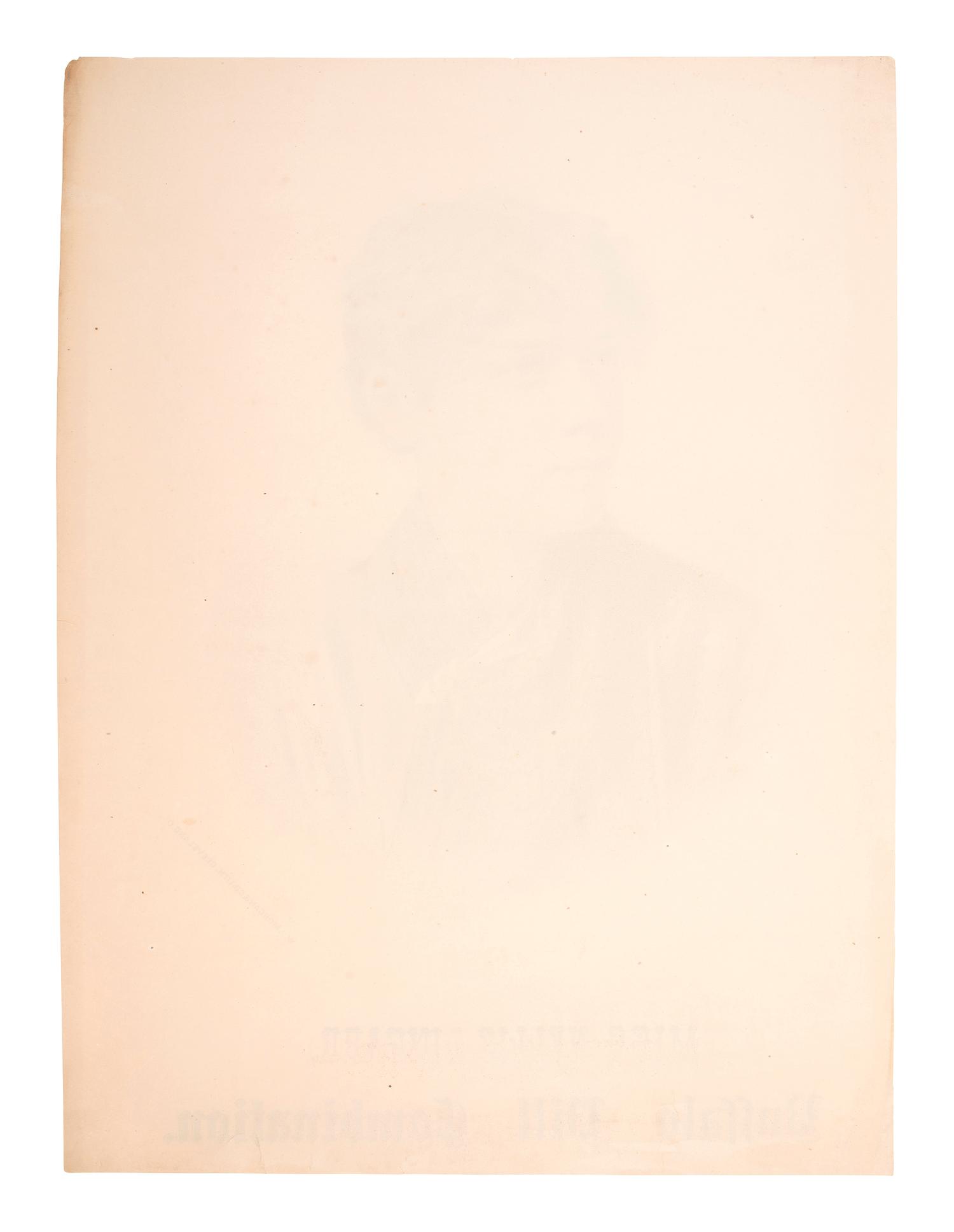 [WILD WEST SHOWS] -- [POSTER]. Miss Nellie Lingard, with the Buffalo Bill Combination . Cleveland, OH: W.J. Morgan & Co., ca 1870s-1880s.