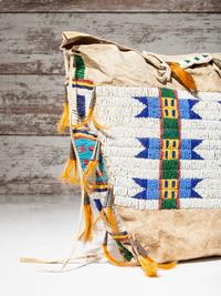 Sioux Beaded Hide Possible Bag