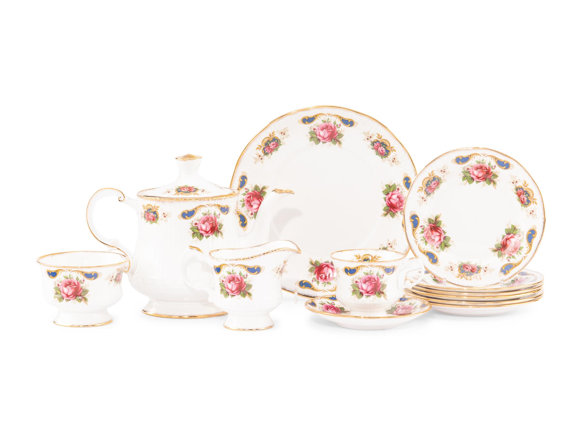 An English Porcelain Tea Service