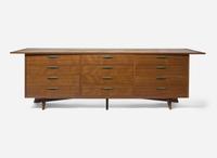 George Nakashima for Widdicomb, "Origins" Dresser and Mirror