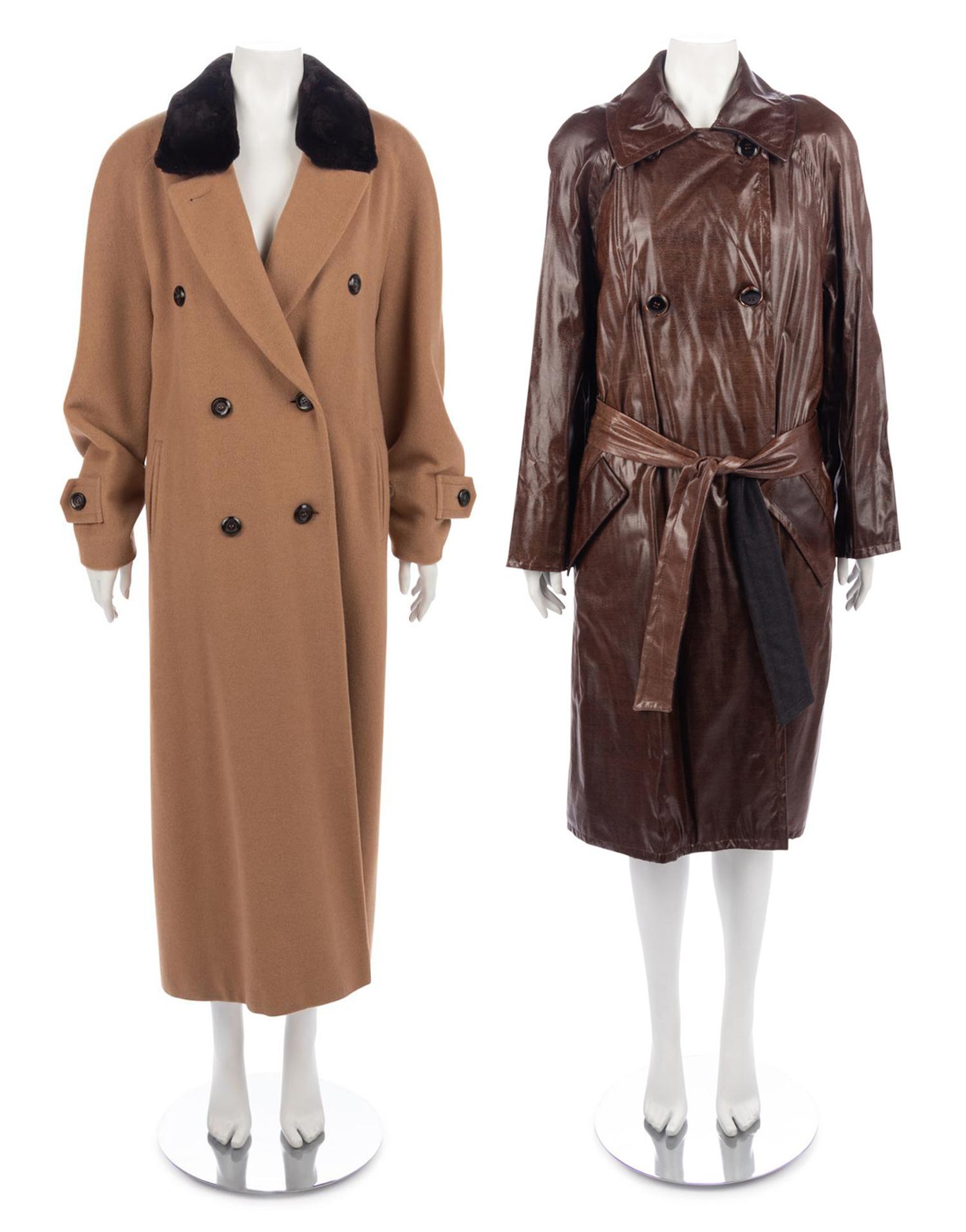 Two Designer Coats, Marisa Minicucci, Gianfranco Ferre, 1990-2000s