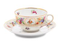 An Assembled Dresden Porcelain Dinner Service