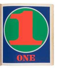 [ARTIST BOOK]. INDIANA, Robert (1928-2018) and Robert CREELEY (1926-2005). Numbers . Stuttgart and Dusseldorf: Edition Domberger and Galerie Schmela, 1968.