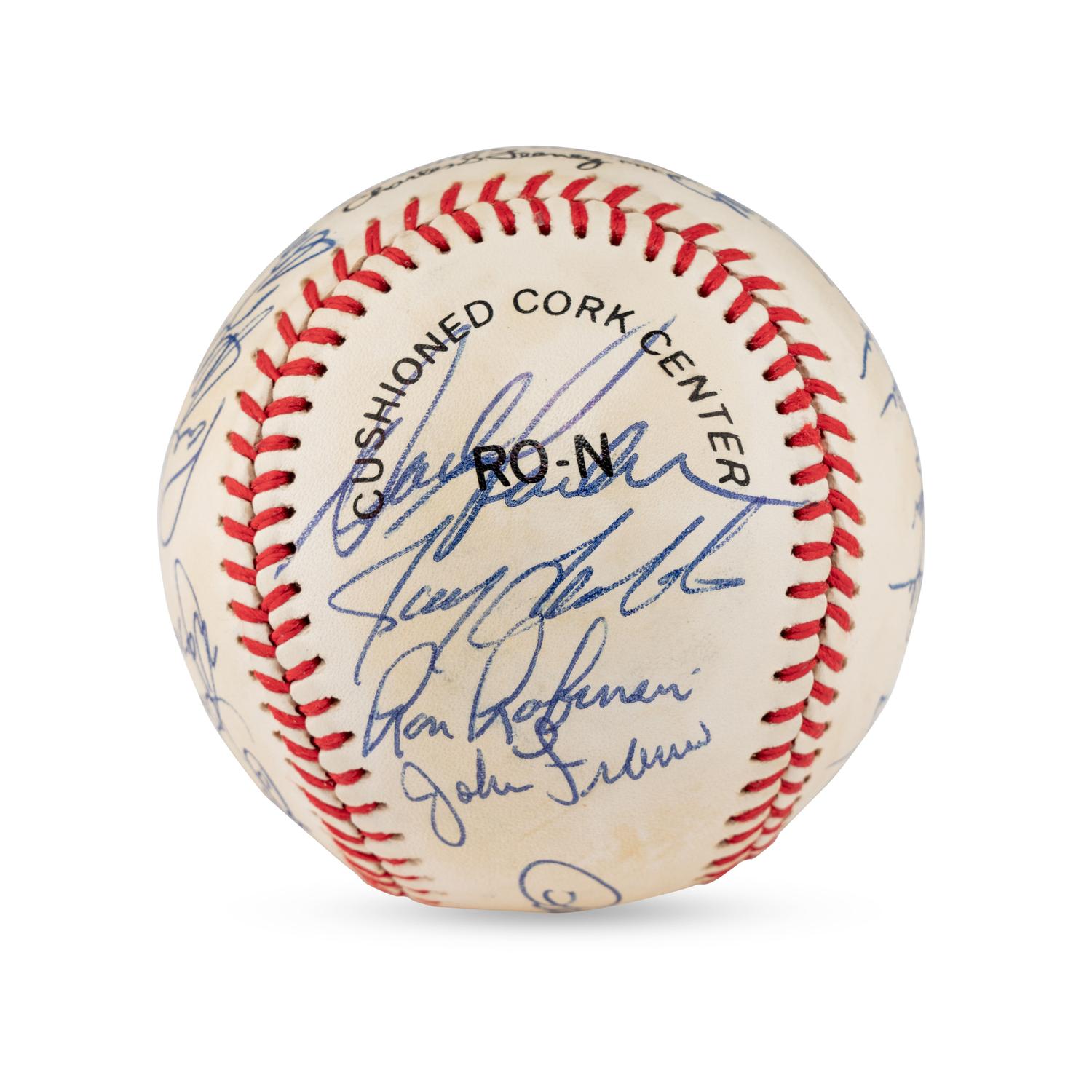A 1985 Cincinnati Reds Team Signed Autograph Baseball