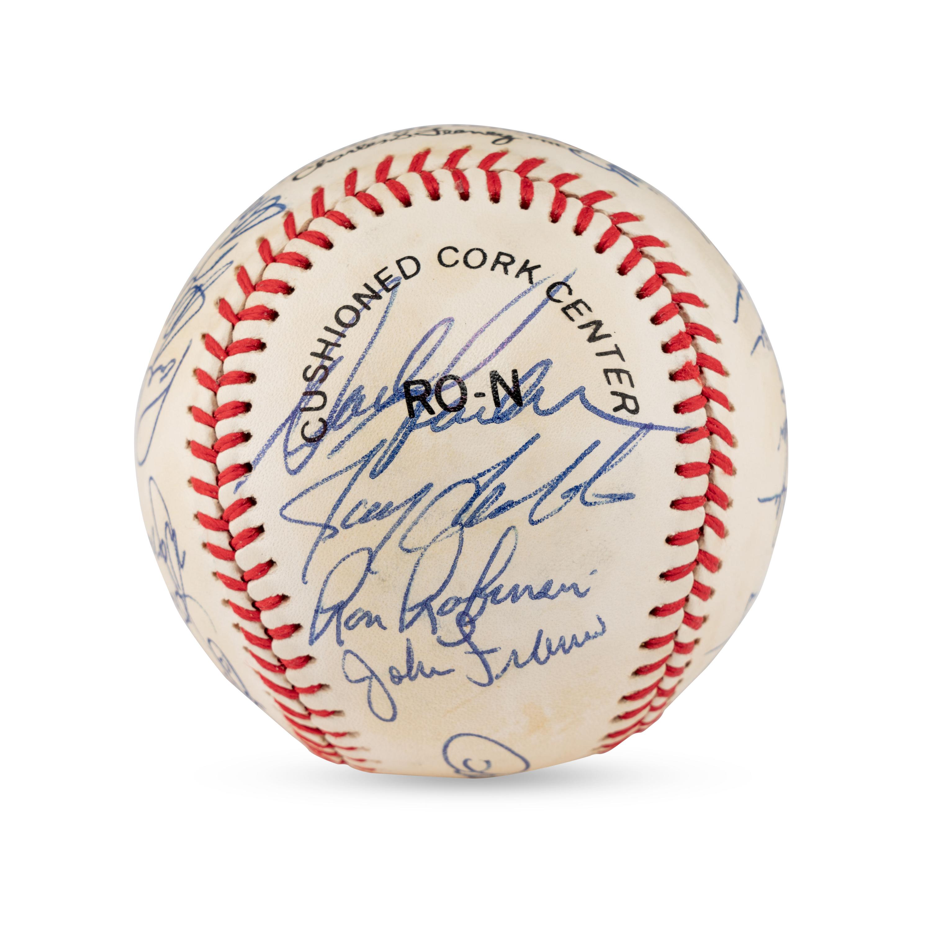 A 1985 Cincinnati Reds Team Signed Autograph Baseball