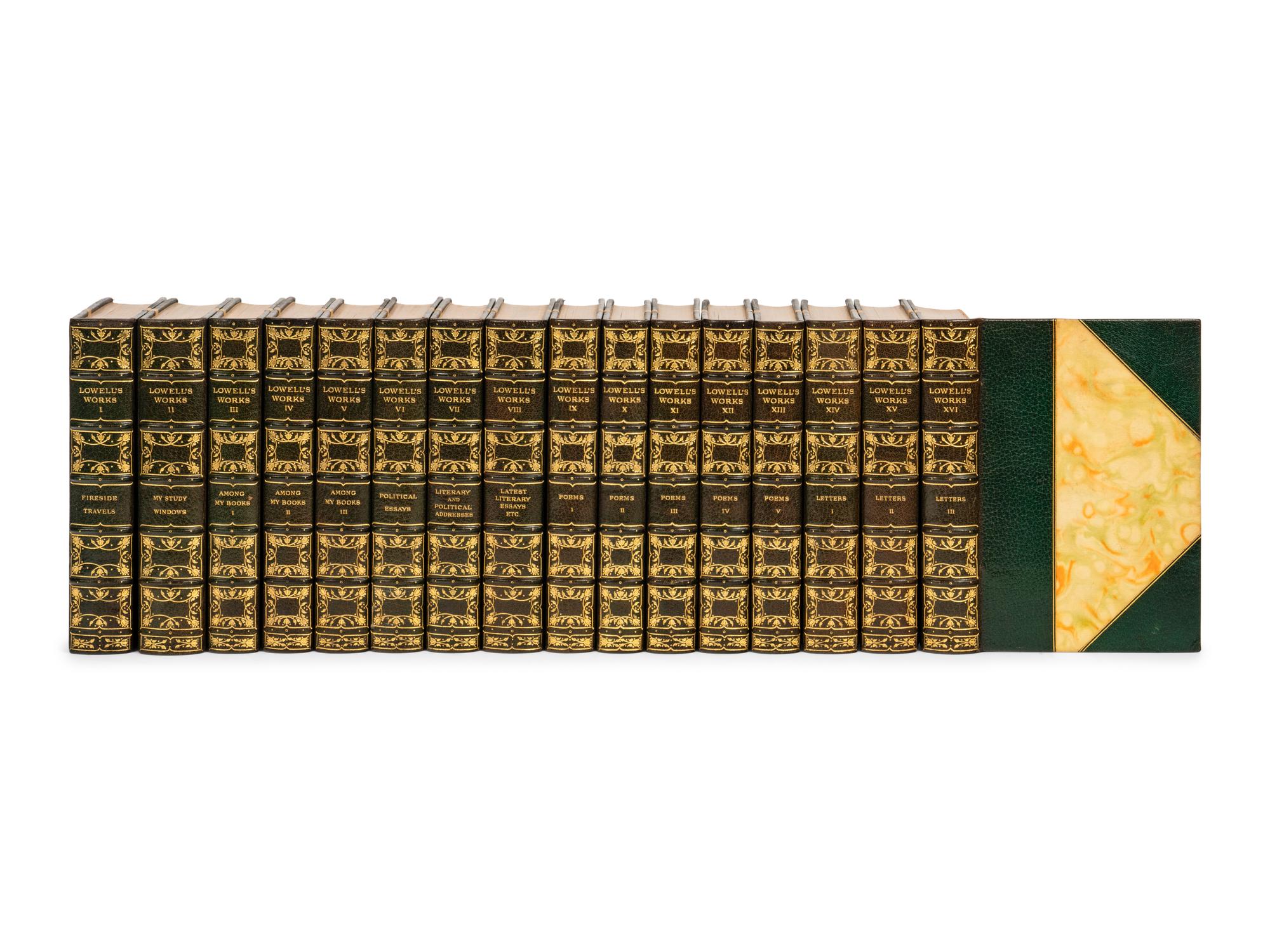 LOWELL, James Russell. The Complete Writings of James Russell Lowell . Cambridge: Riverside Press, 1904.