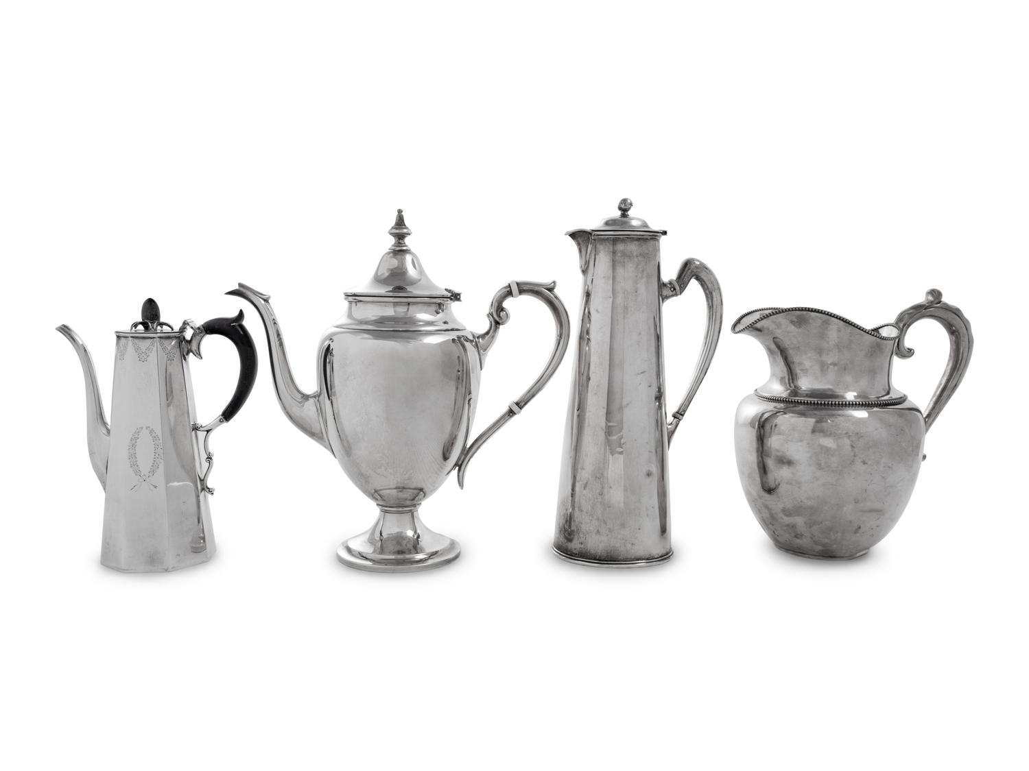 A Group of Four American Silver Holloware Articles