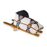Cheyenne Beaded Hide Cradleboard