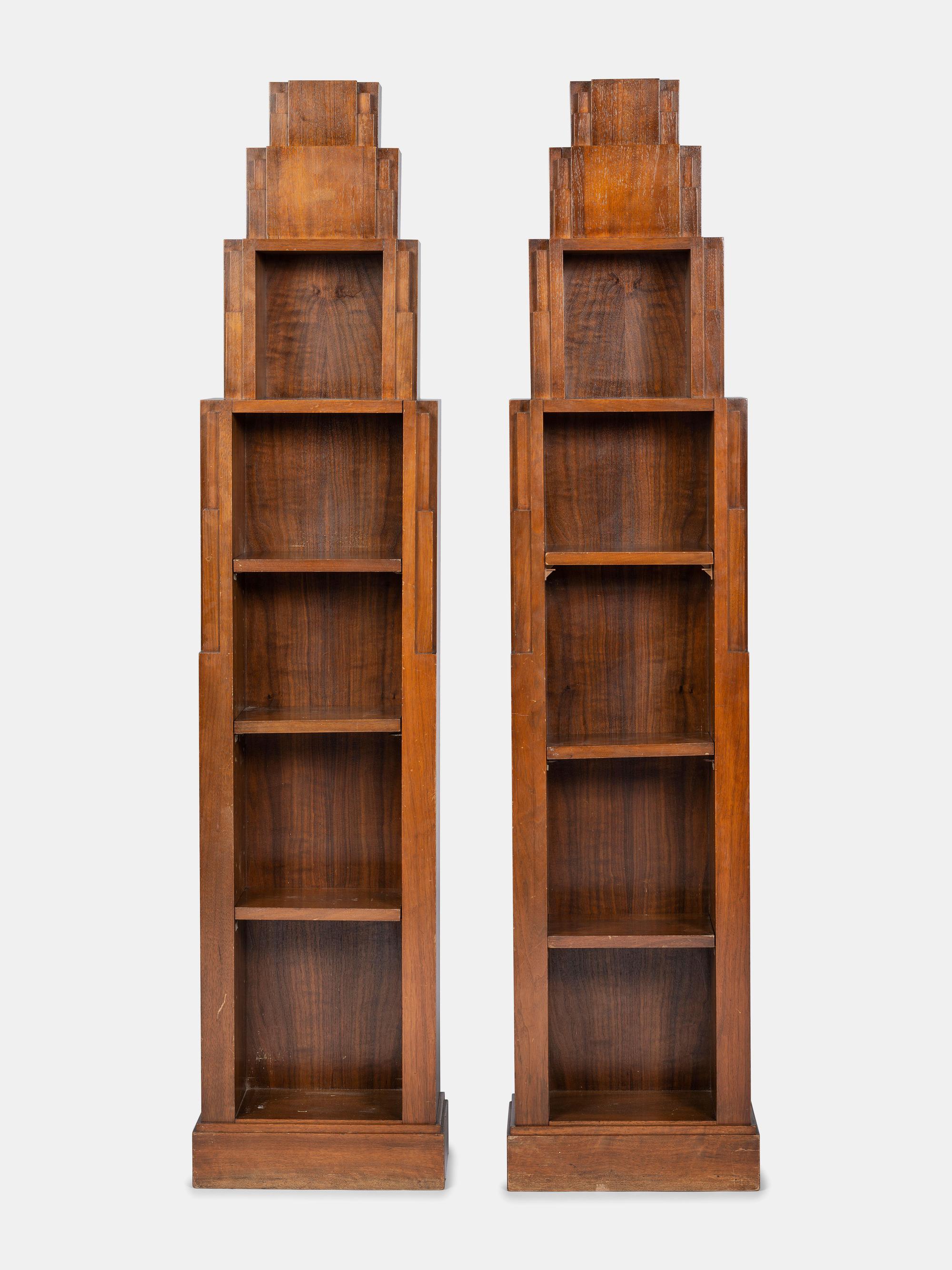 A Pair of Skyscraper Bookcases