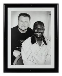 A Walter Payton Jersey Presentation Formerly Displayed at Mike Ditka’s Restaurant