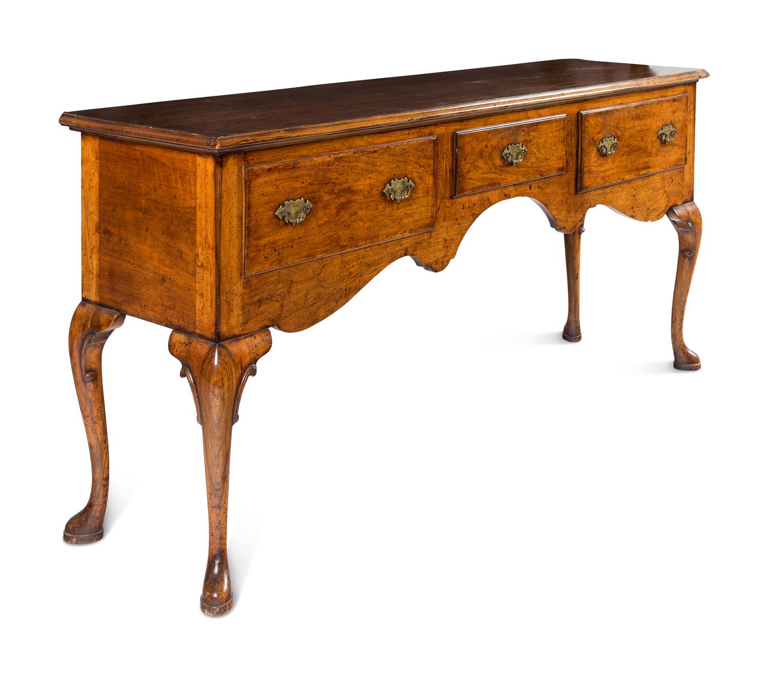 A George II Walnut Sideboard