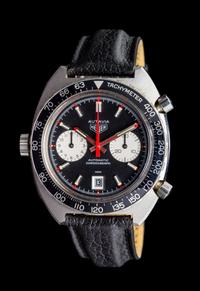 A Stainless Steel Chronograph "Autavia" Wristwatch, Autavia Heuer,