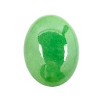 19 Chinese Apple Green Jadeite Cabochons