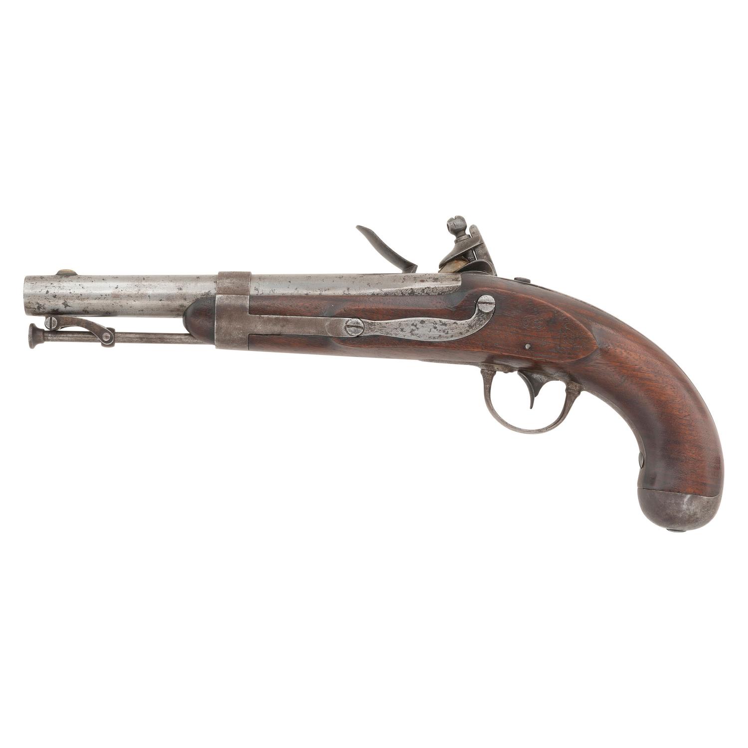 US Model 1836 Flintlock Pistol by Waters