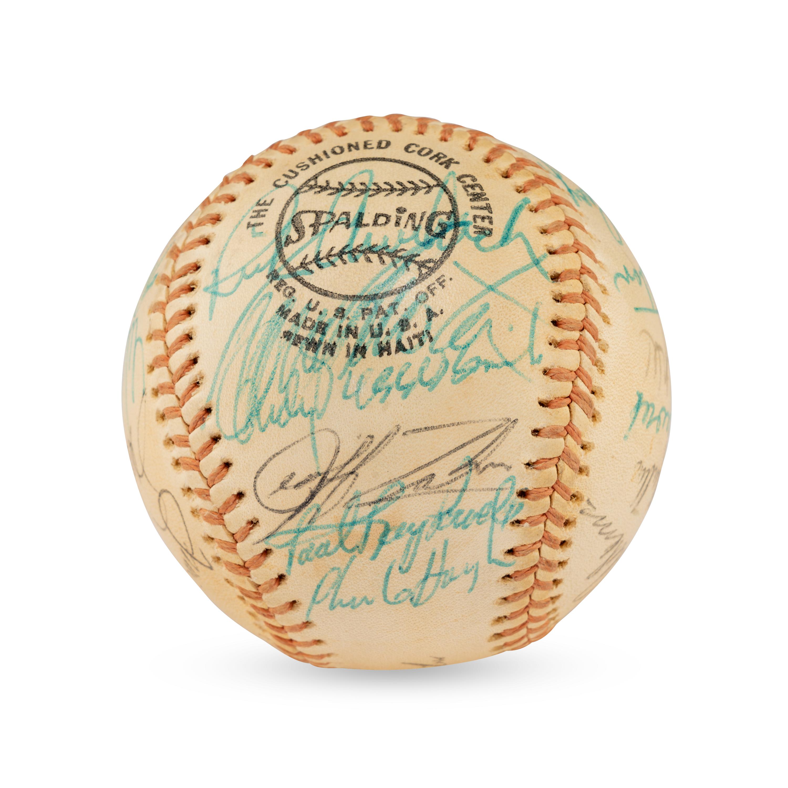A 1975 Los Angeles Dodgers Team Signed Autograph Baseball (PSA Letter of Authenticity)