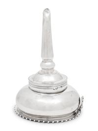 A George III Silver Wine Funnel