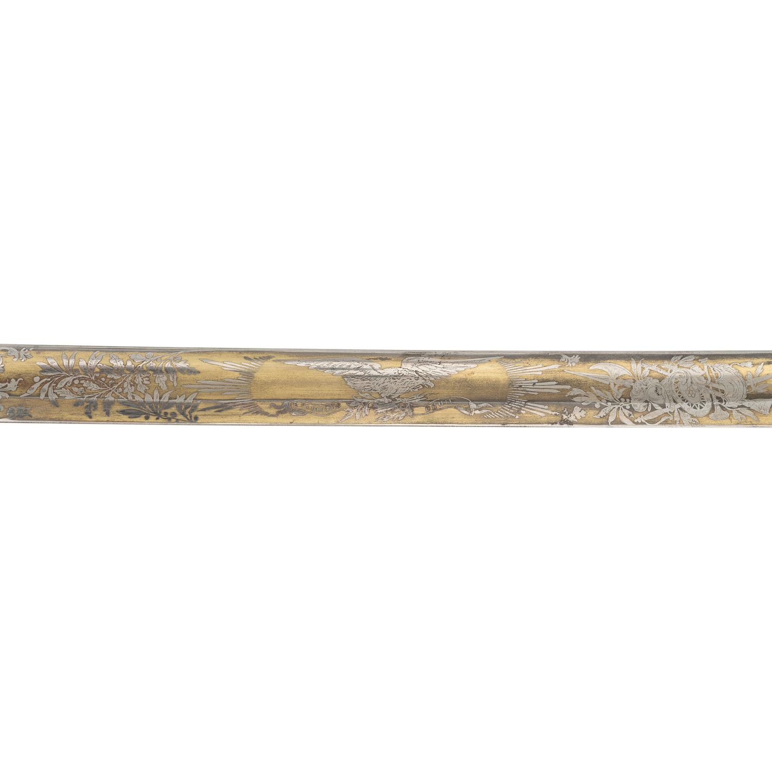 Tiffany British Pattern 1854 Cavalry Officers Presentation Saber of Major (later General) Alfred Duffie - Captured by Mosby