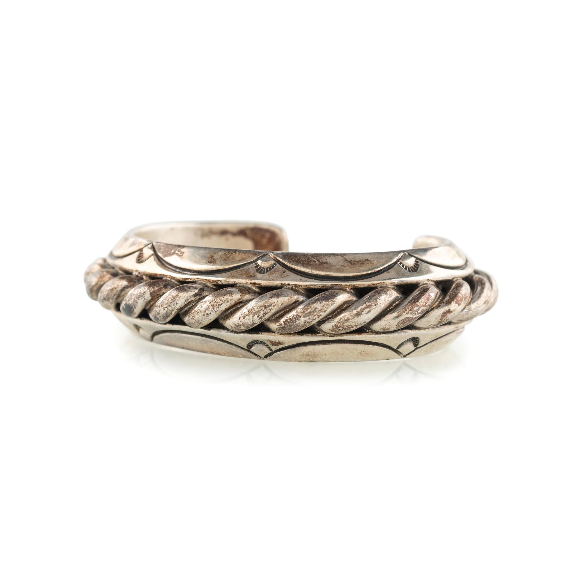 Heavy Sterling Silver Cuff Bracelet
