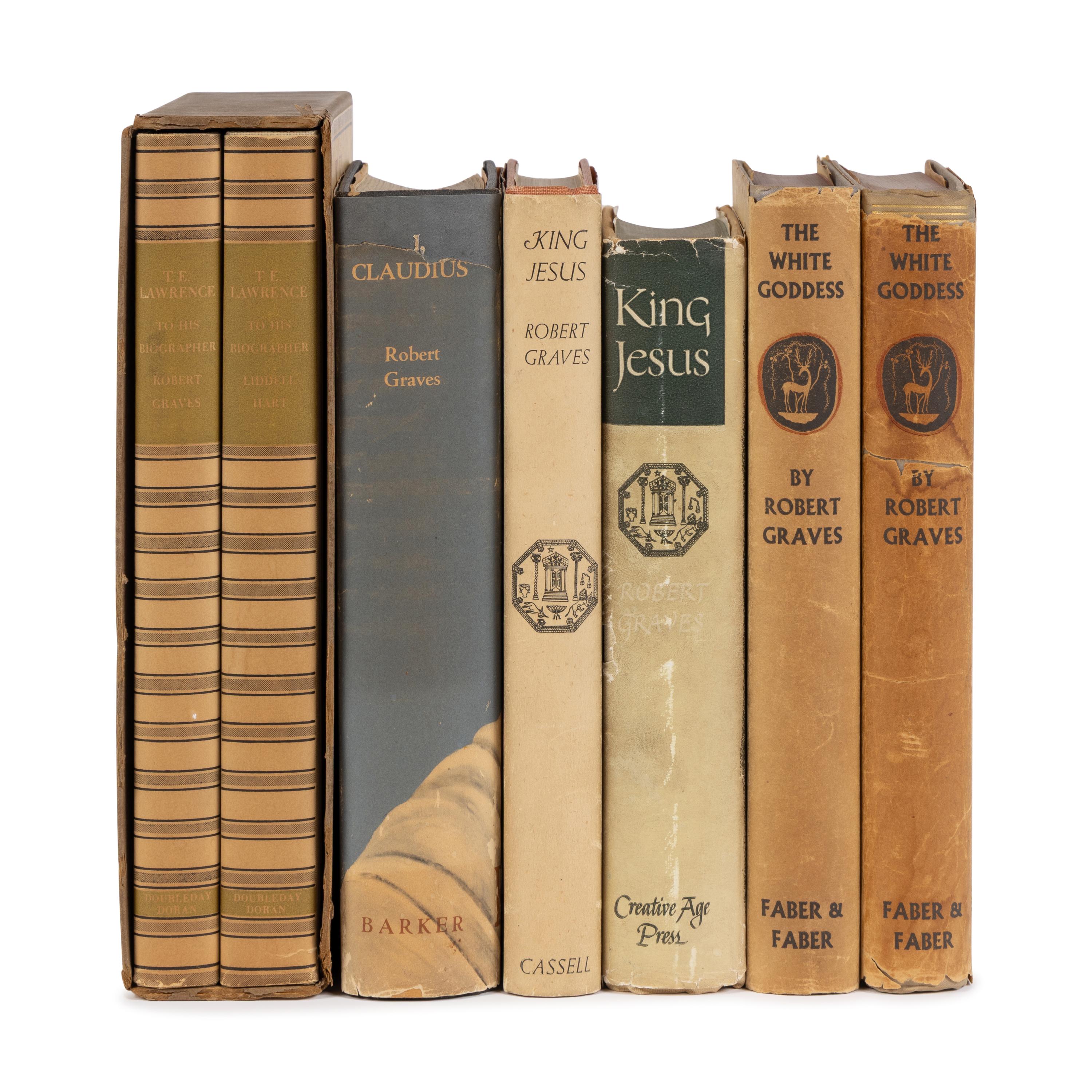[Literature] Graves, Robert. Group of 6 first editions
