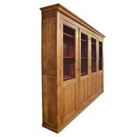 A Pine Four Door Cabinet 129" W x 17.5" D x 93" H — Italy, 19th Century