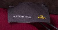 A Fendi Brown Suede Pant, Size 40.