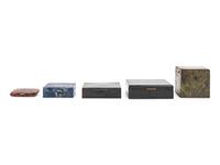 A Group of Five Decorative Boxes