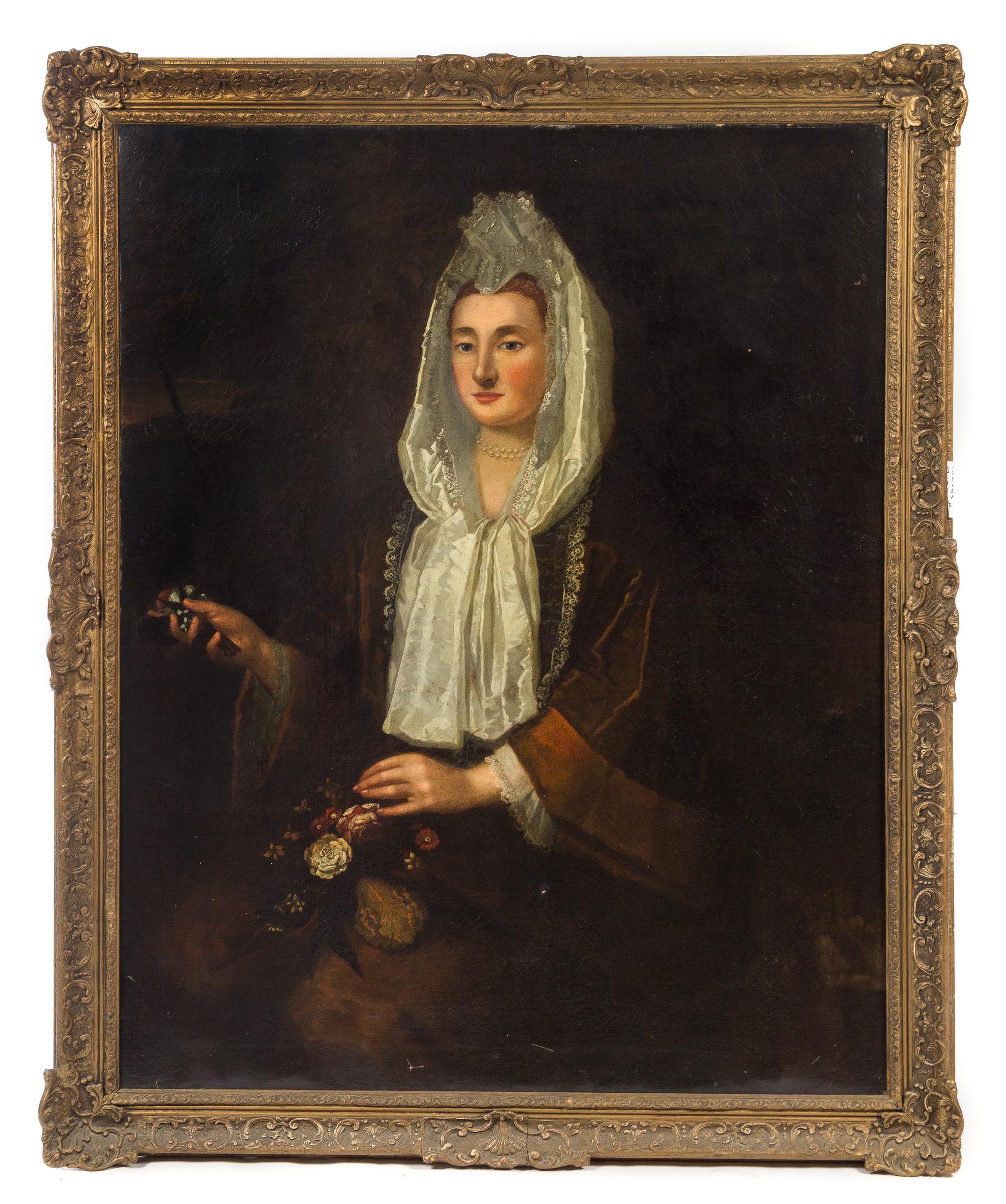 Artist Unknown, (18th/19th century), Portrait of a Lady in Lace