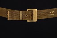 Chanel Gold-Tone Metal Mesh Belt
