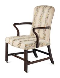 An English Mahogany Lolling Chair