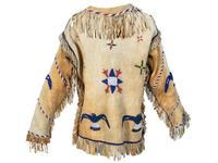 Apache Beaded Hide Jacket, Pictorial
