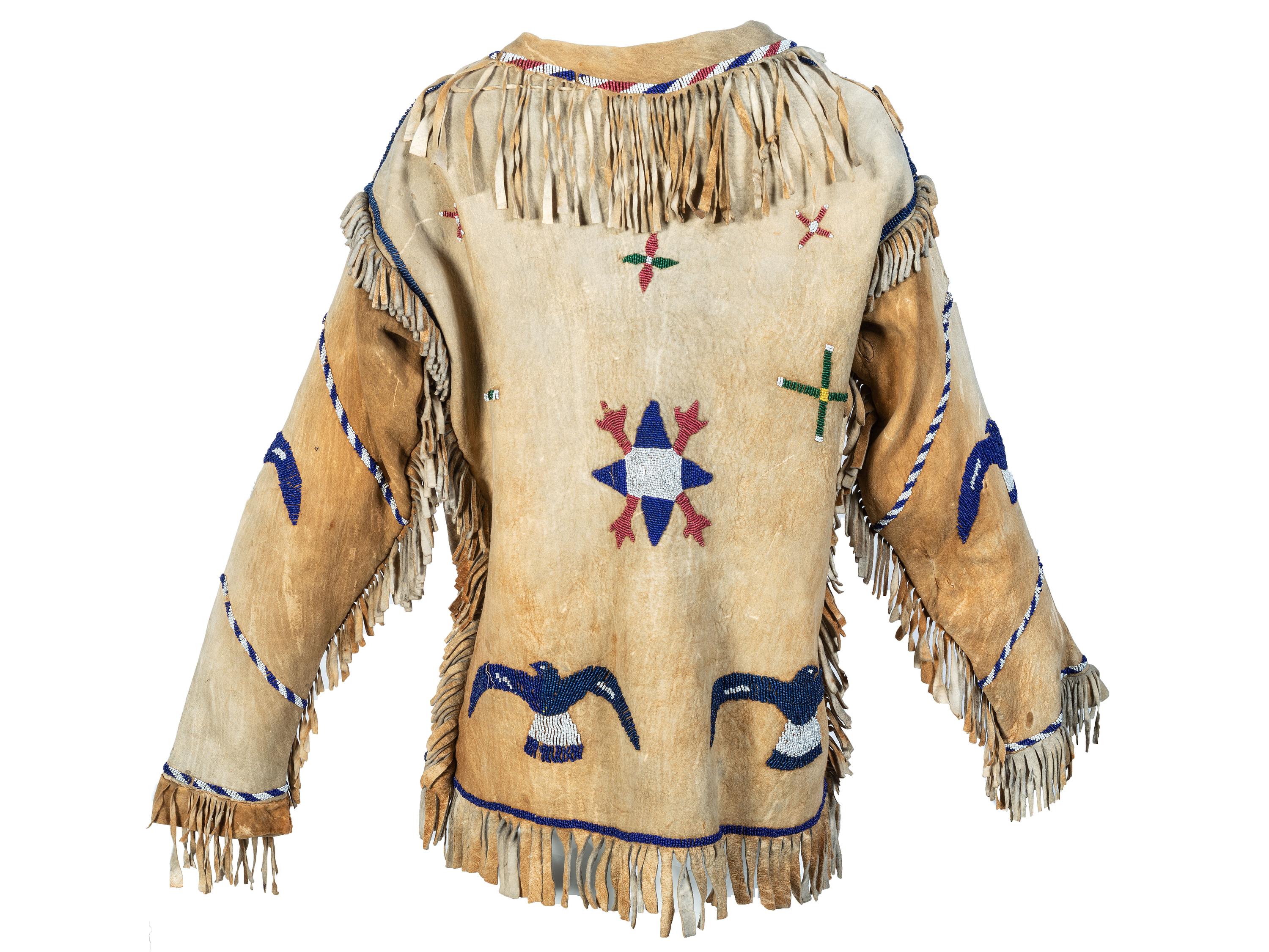Apache Beaded Hide Jacket, Pictorial