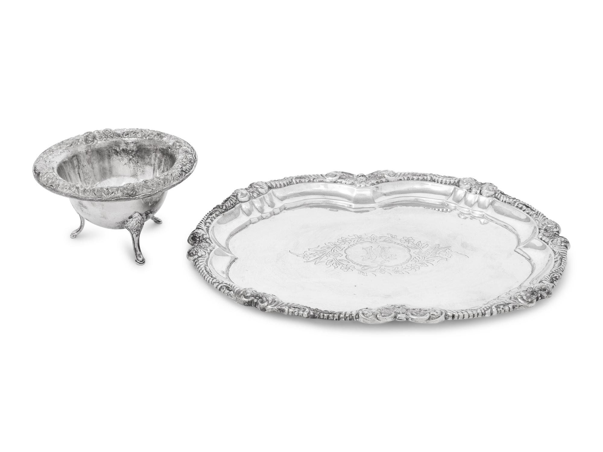 Two American Silver Table Articles