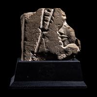 An Egyptian Limestone Fragment of an Amarna Princess