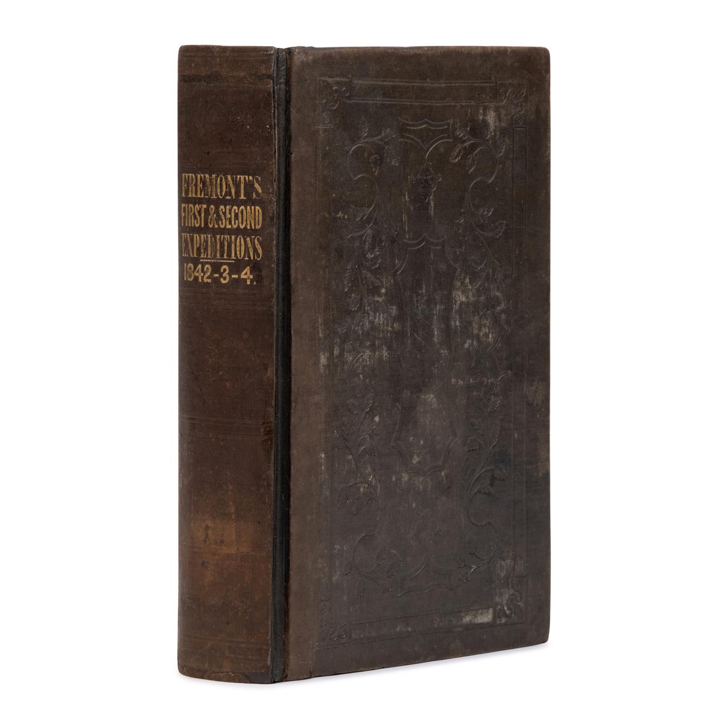 Fremont, John Charles (1813-1890). Report of The Exploring Expedition to The Rocky Mountains in the year 1842, and to Oregon and North California in the years 1843-'44 . Washington, D. C.: Printed by Order of the Senate, by Gales and Seaton, 1845.
