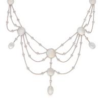 MOONSTONE SWAG NECKLACE