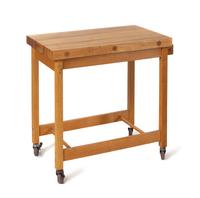 Bar Cart / Chopping Block with Removable Lower Shelf