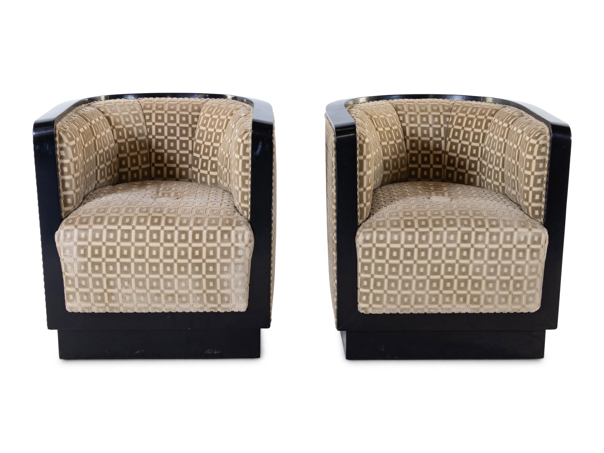 Art Deco Armchairs, c. 1925