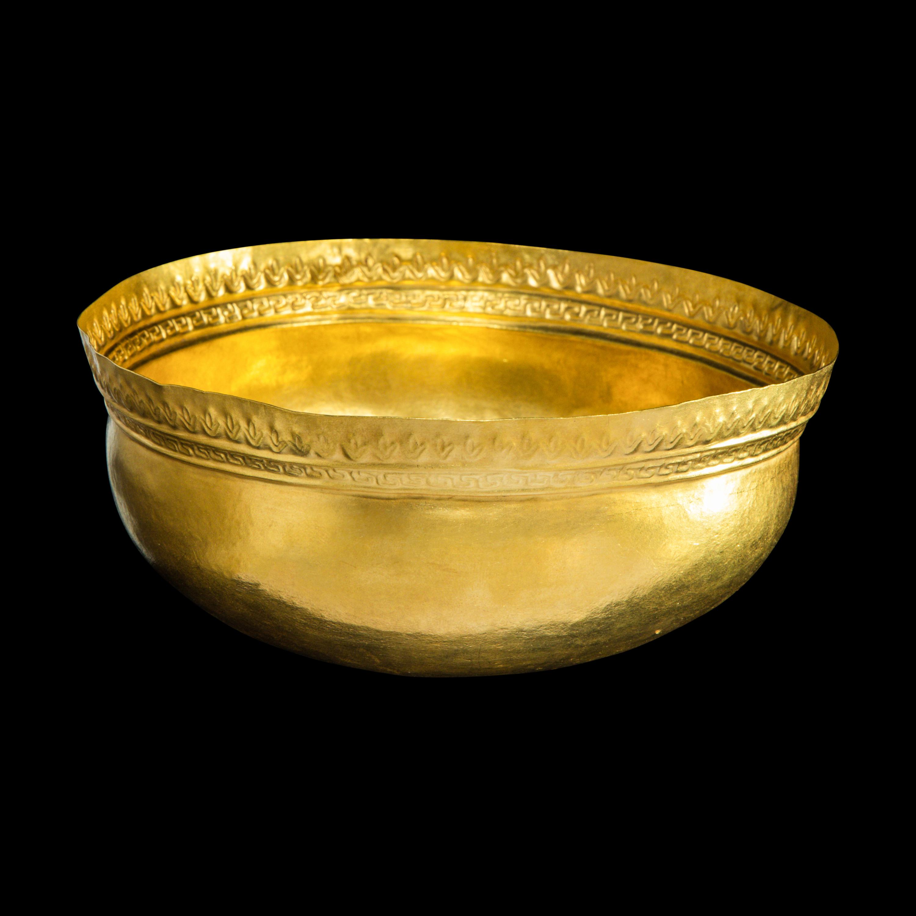 A Celtic Gold Bowl