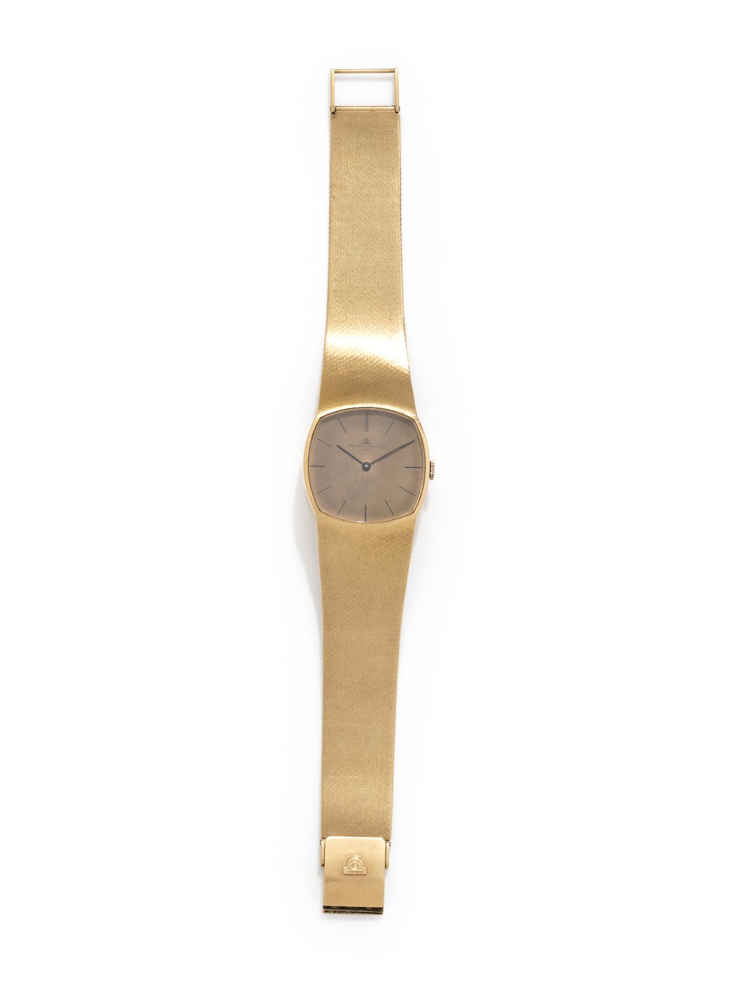 BAUME & MERCIER, 14K YELLOW GOLD WRISTWATCH