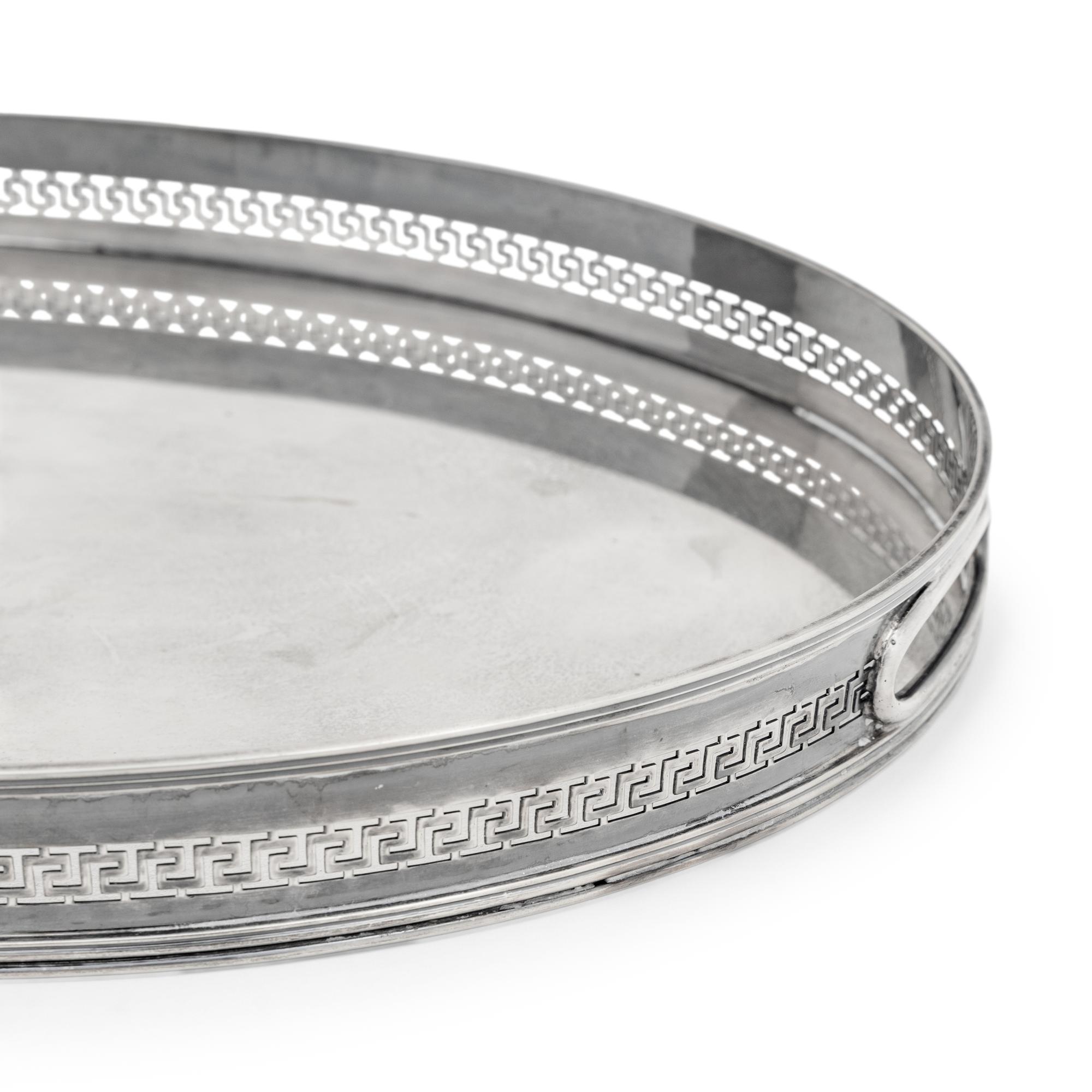 A Buccellati Silver Serving Tray