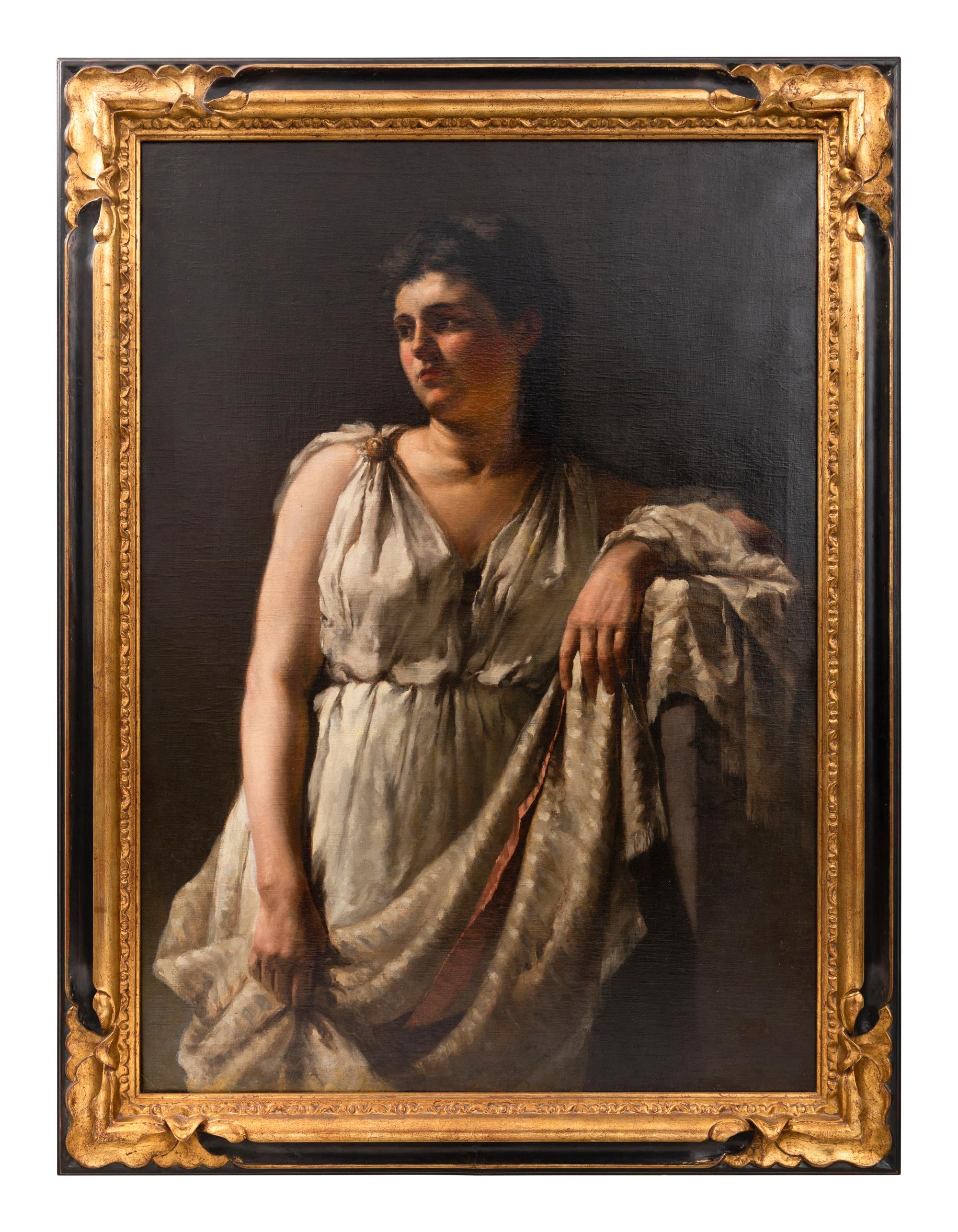 Portrait of a Woman as a Greek Goddess