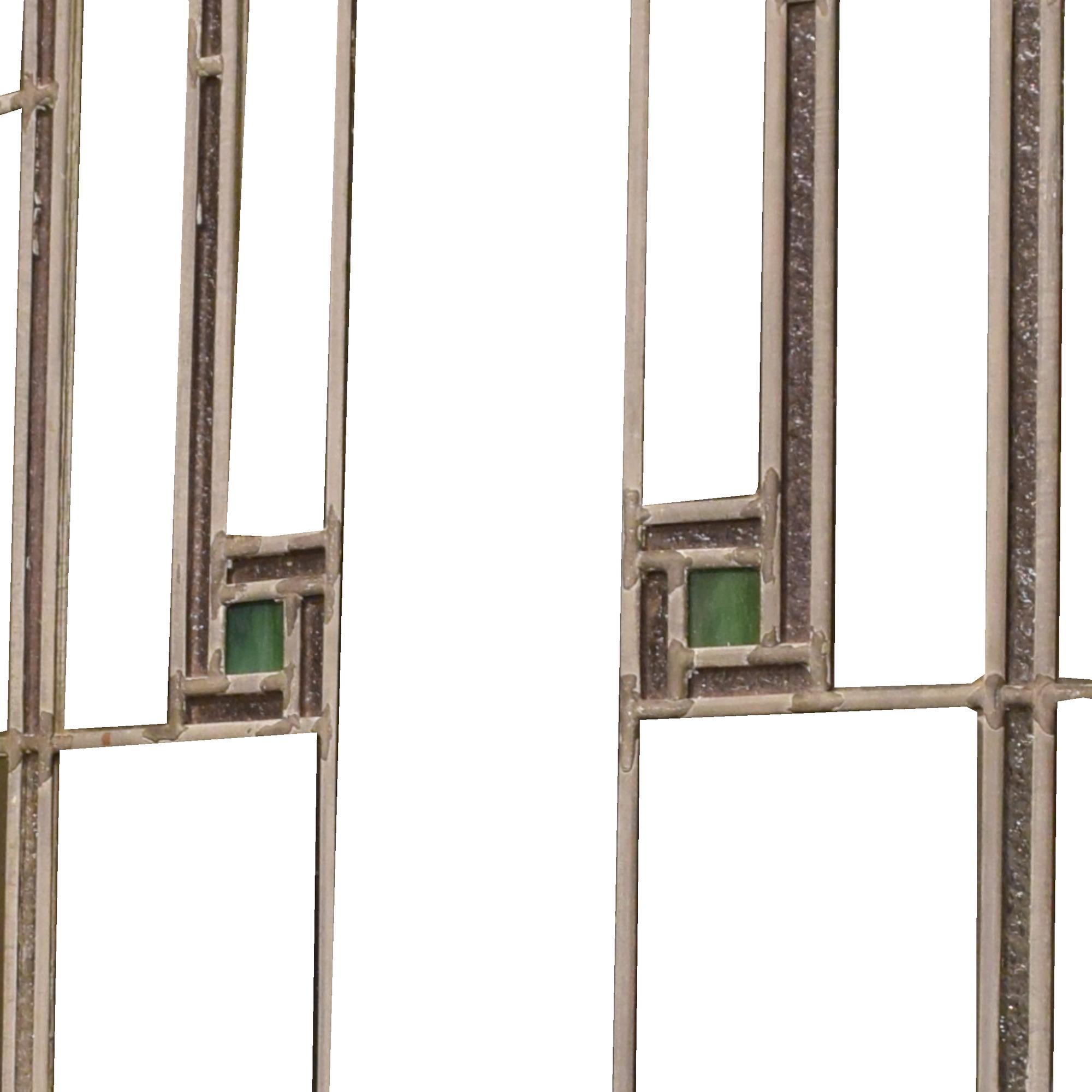 A Set of Bay Windows from the Babson House by Sullivan and Elmslie 136" W x 22" D x 50.5" H — United States, Circa 1904