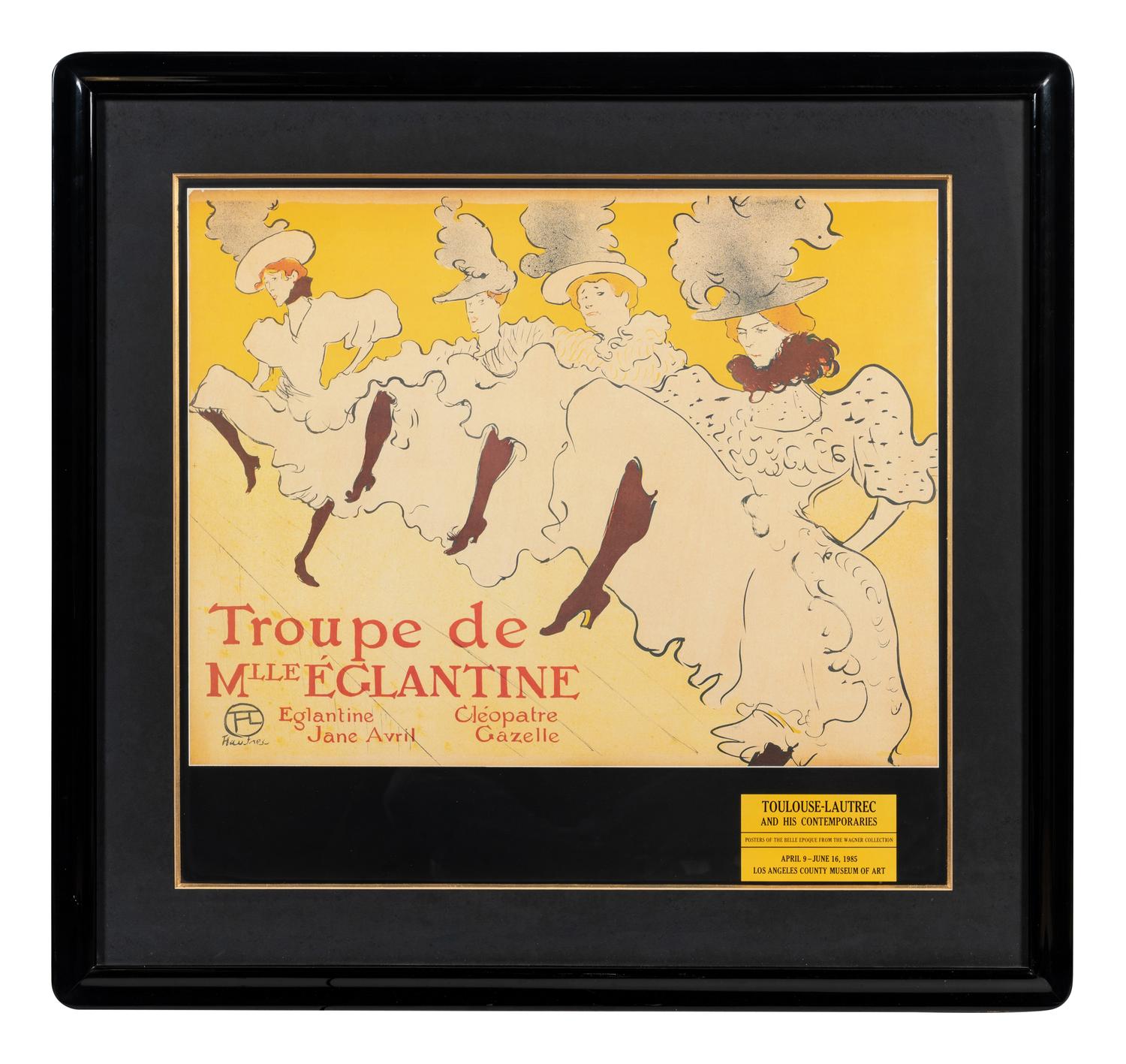 An Exhibition Poster Featuring an Image by Henri de Toulouse-Lautrec