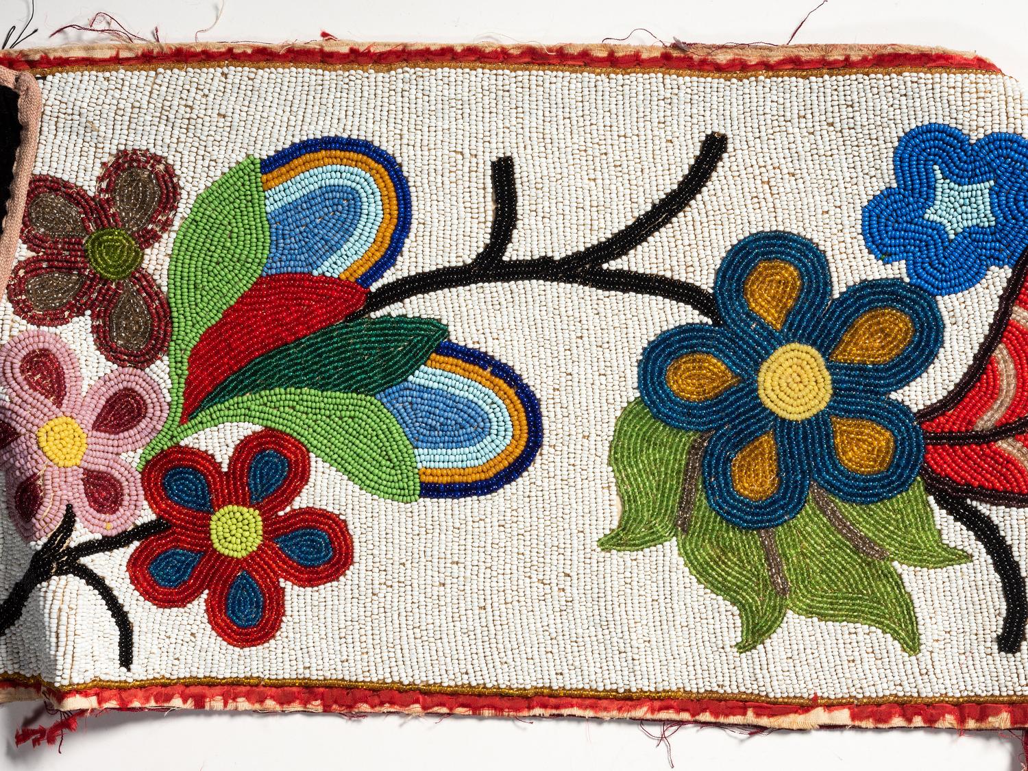 Anishinaabe Beaded Bandolier Bag