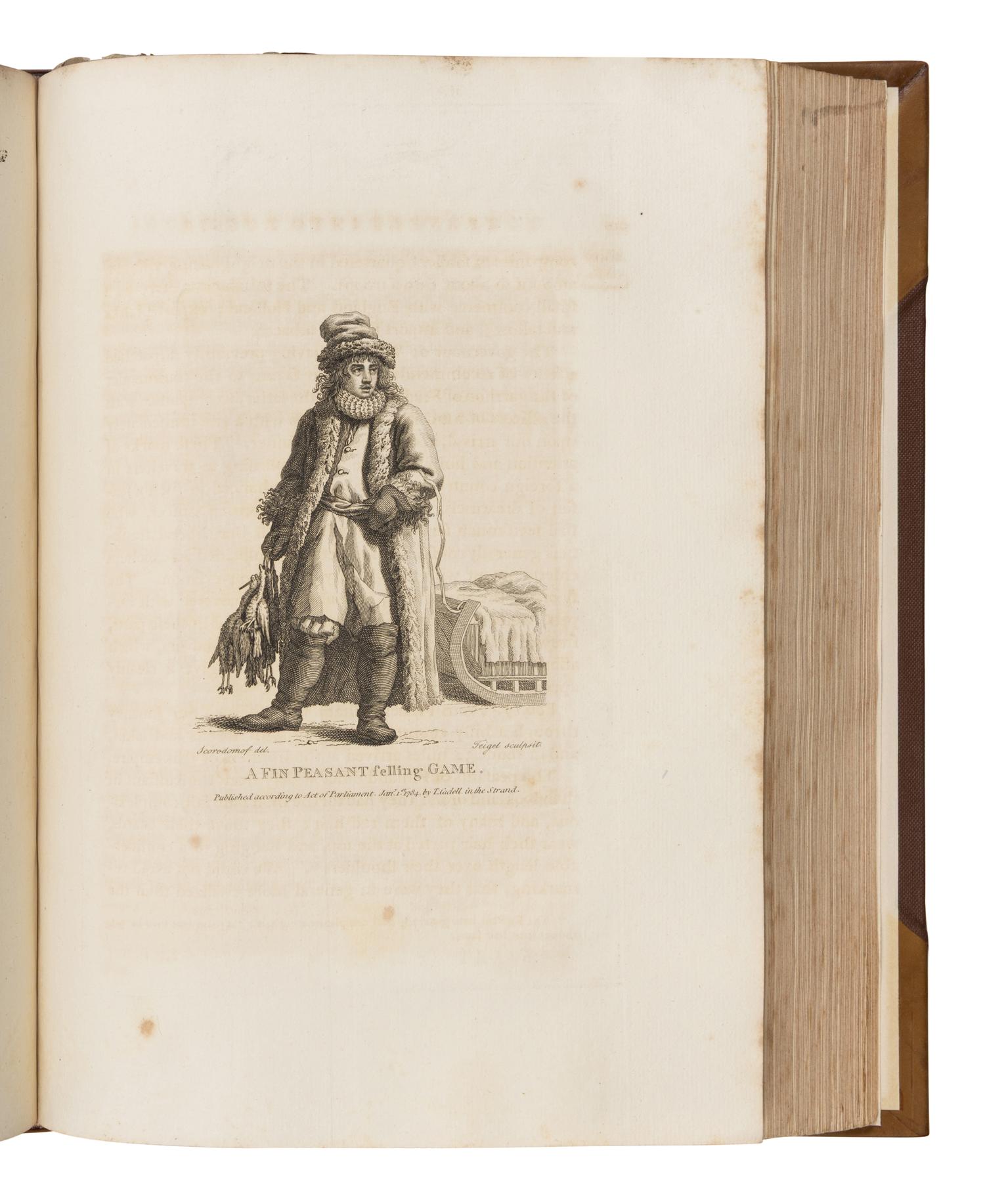 [Travel & Exploration]. Coxe, William (1748-1828). Travels into Poland, Russia, Sweden, and Denmark . London: J. Nichols for T. Cadell, 1784.