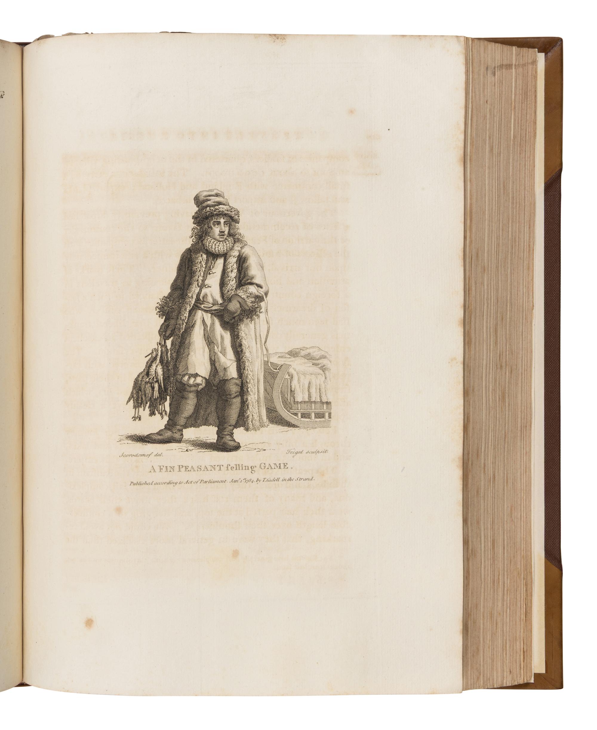 [Travel & Exploration]. Coxe, William (1748-1828). Travels into Poland, Russia, Sweden, and Denmark . London: J. Nichols for T. Cadell, 1784.