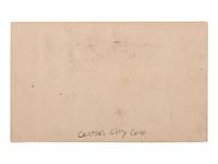 [COLORADO]. A group of 3 early photographs of Black Hawk and Central City, Colorado, by Chamberlain, Weitfle, and Wakely, comprising: