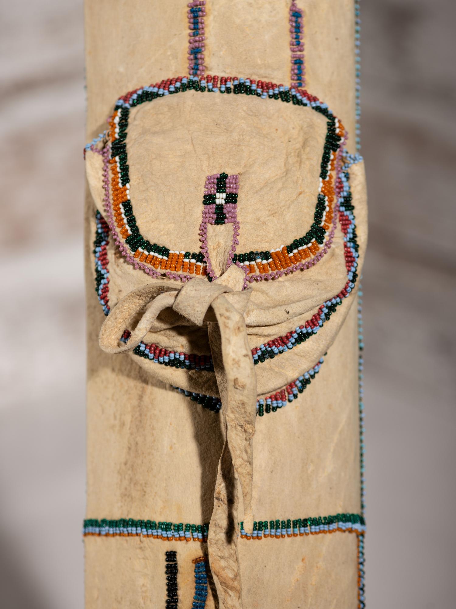 Apache Beaded Hide Golf Bag