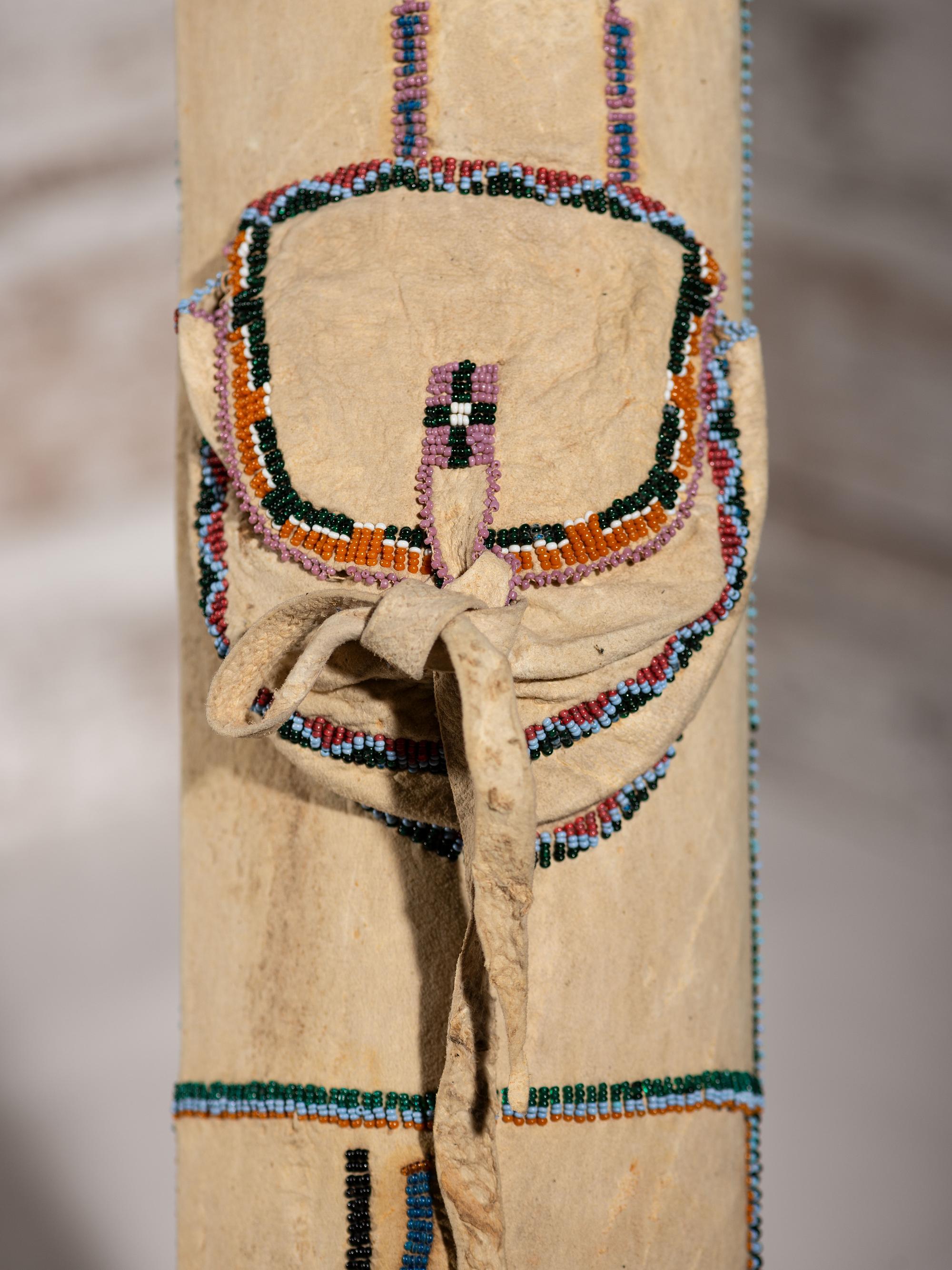 Apache Beaded Hide Golf Bag